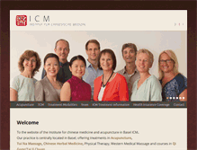 Tablet Screenshot of en.icm-basel.ch